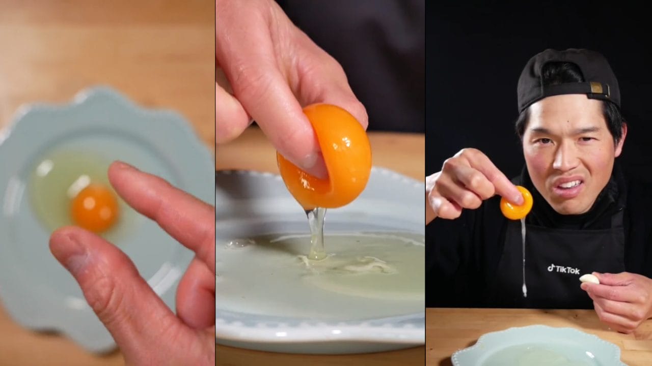 Try This Fun Garlic Hack to Separate Egg Yolk