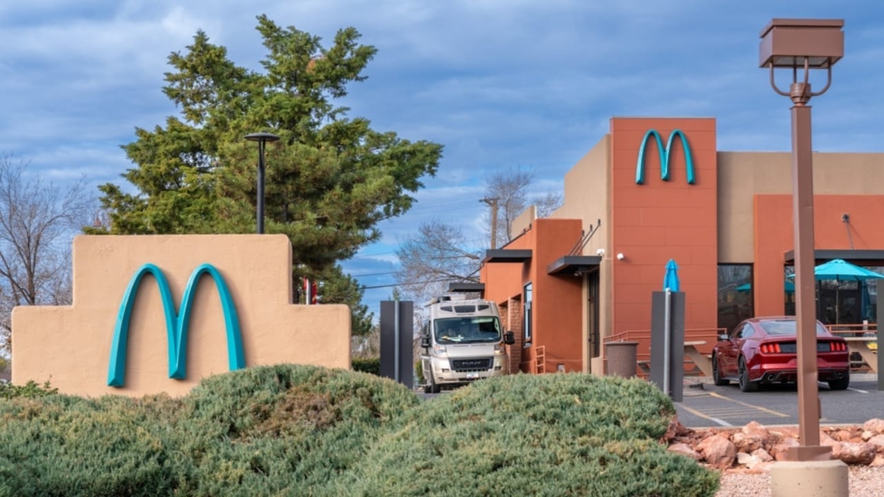 Some McDonald's Have Turquoise Arches Instead of the Classic Yellow ...